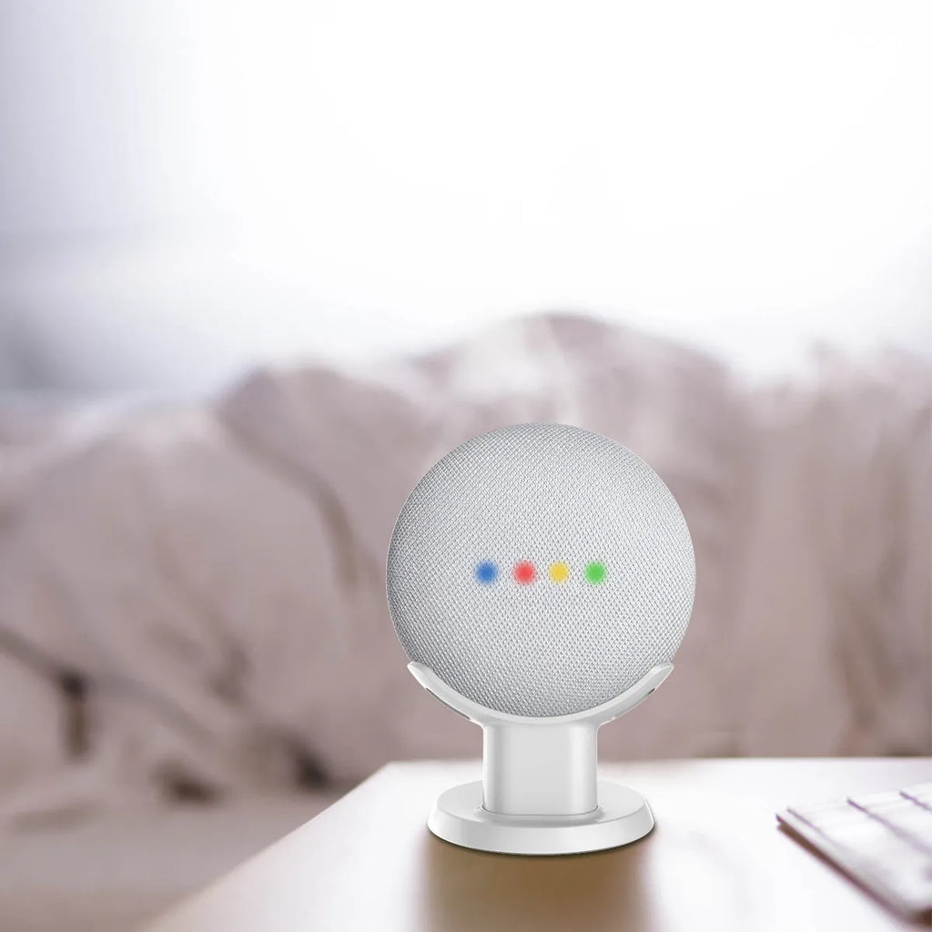 Google Home Mini plastic table stand holder in black or white