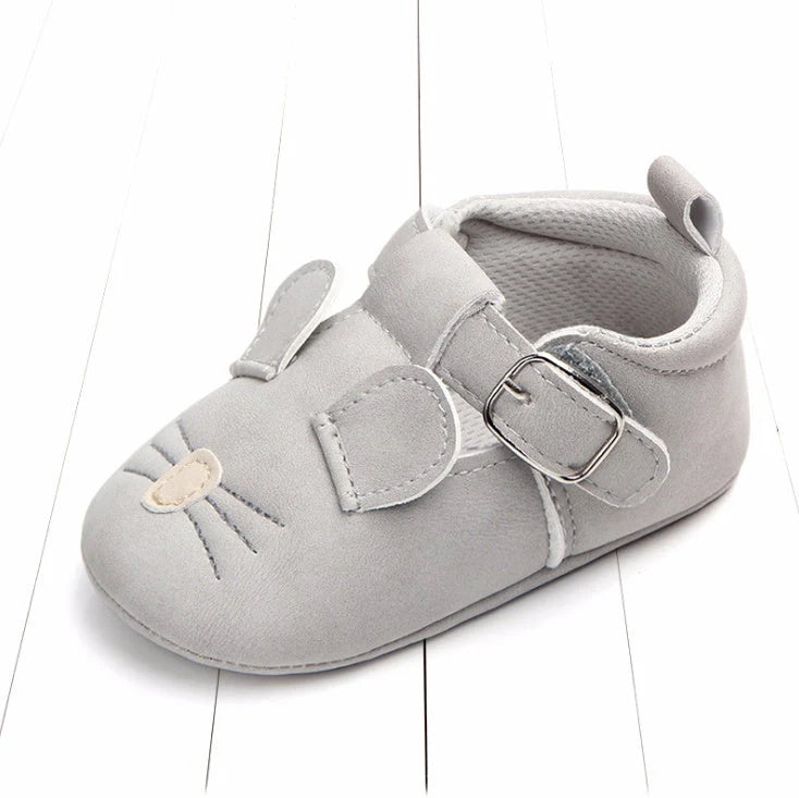 Cartoon animal baby shoes with non-slip soft bottom for spring and autumn wear
