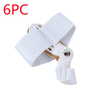 Hallux Valgus Corrector Plastic Toe Sleeves with adjustable straps for bunion relief and toe alignment