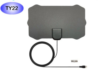 Mini Digital TV Antenna DVB-T2 with adhesive back and 3m coaxial cable