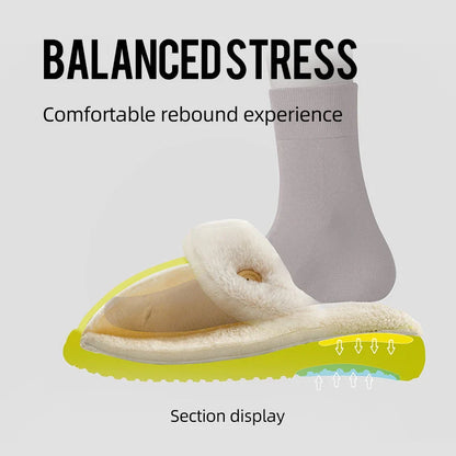 Winter warm non-slip slippers in various colours for men and women