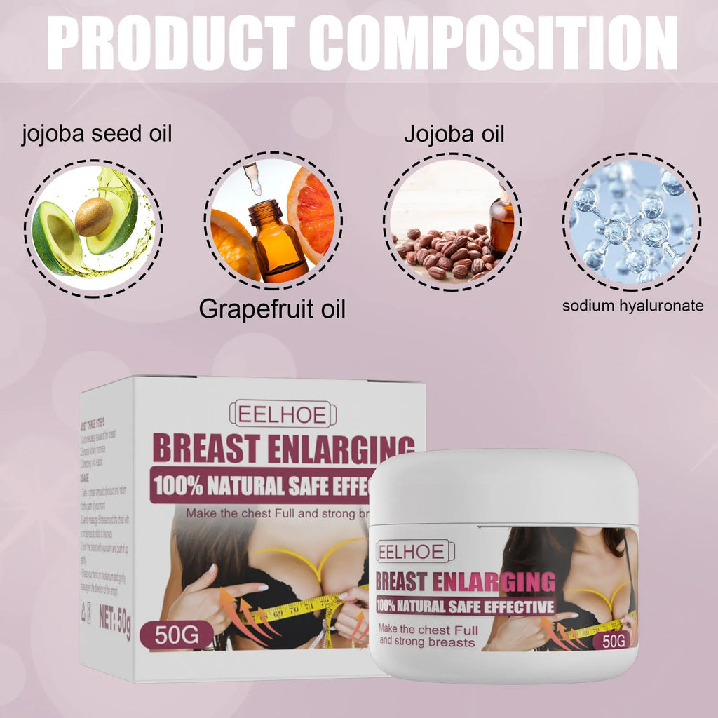 White breast beauty cream tube 50g for lifting and plumping bust