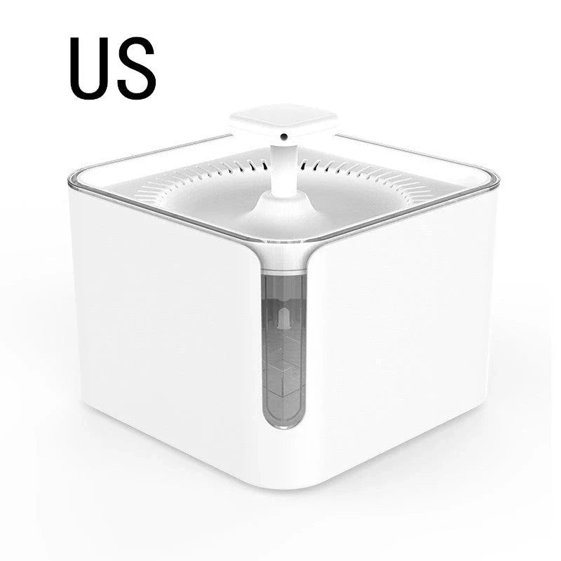 A 3L automatic USB-powered pet water fountain with 360-degree circulating filtration, designed to keep your cat or dog's water fresh and clean.