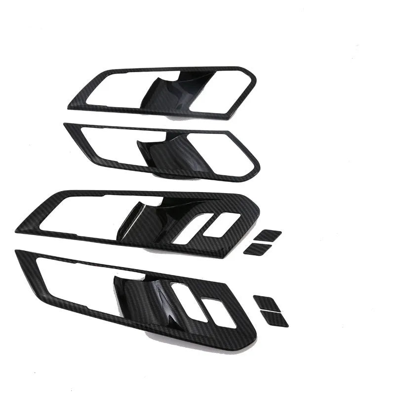 Matte black ABS centre console trim panel for 2019 BMW X5 with low cup holders