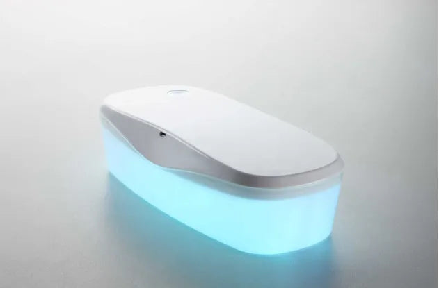 DORR UV disinfection box for sanitising mobile phones with ABS plastic body.