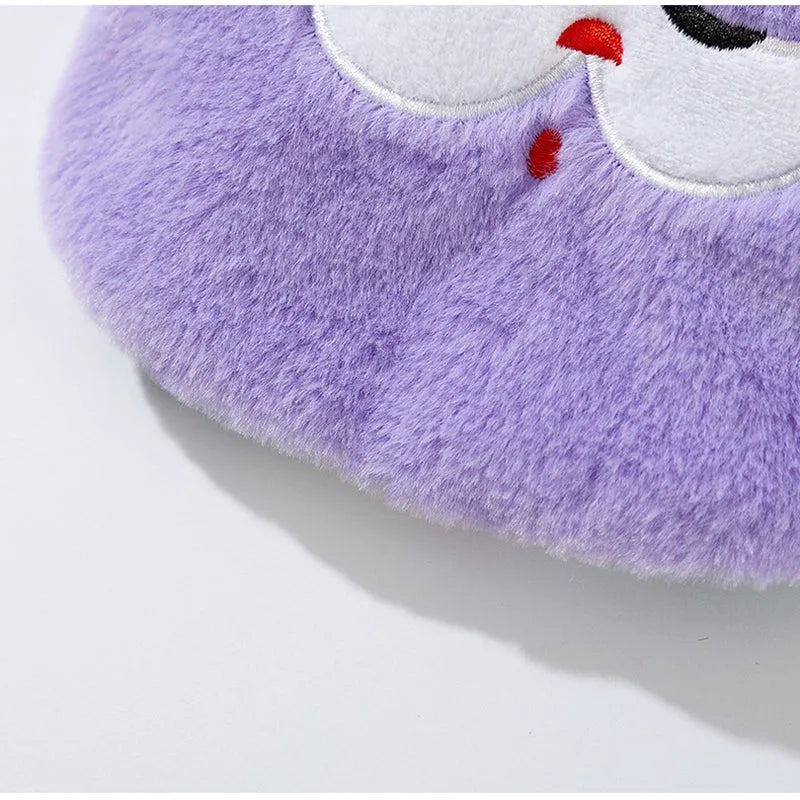 Autumn winter Korean pet hoodie with cute cartoon bear design and scarf in pink, shown on small dog