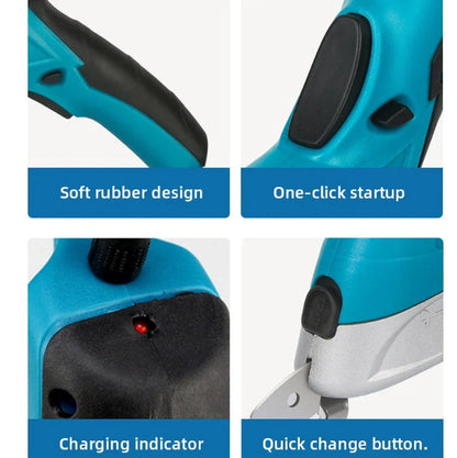 Electric Scissors Cloth Artifact with tungsten steel cutter head for precise cutting