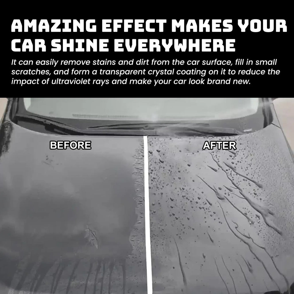 Car coating wax container and application sponge for vehicle paint protection