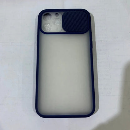 Frosted Surface Camera Protection Mobile Phone Case for iPhone in various colours