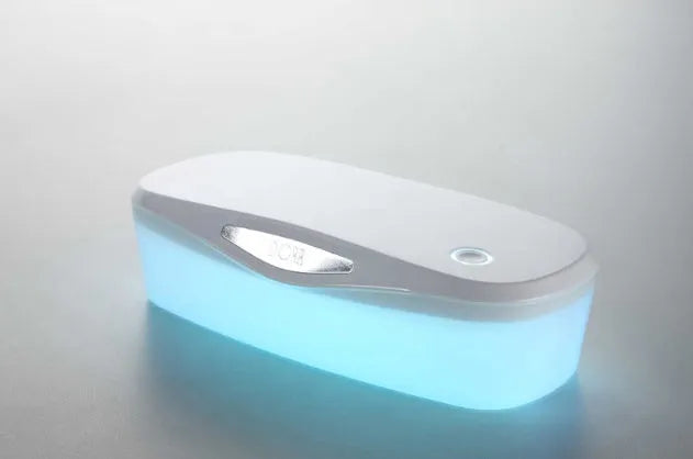 DORR UV disinfection box for sanitising mobile phones with ABS plastic body.