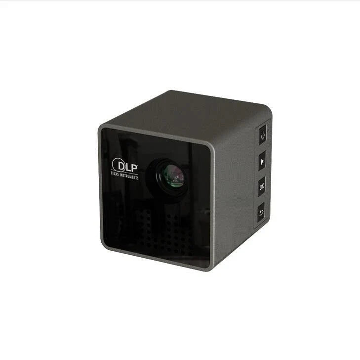 Portable Wireless LED Pico Projector with smart home connectivity for big-screen entertainment anywhere