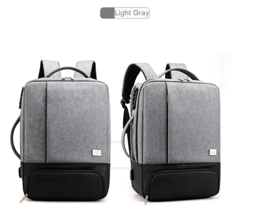 15.6 inch anti-theft nylon laptop bag in various colours