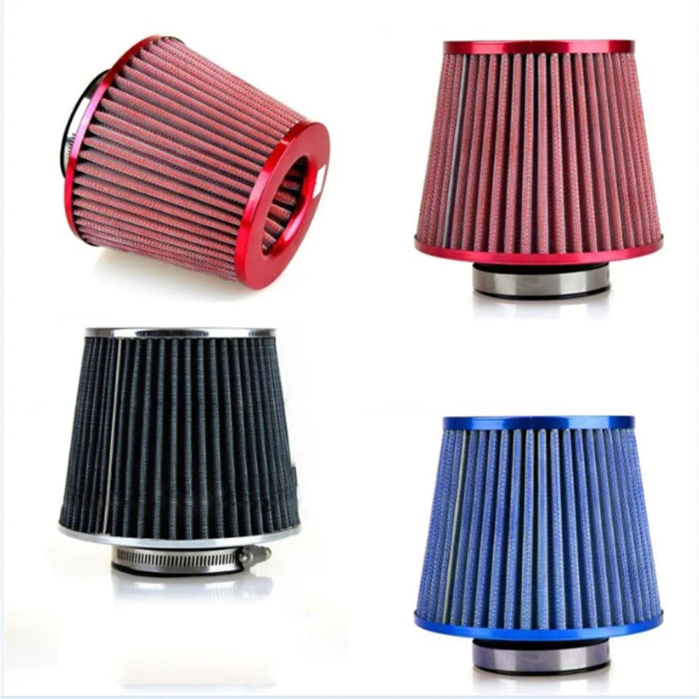 Car modified air filter mushroom head 75mm caliber 150mm high four colour options
