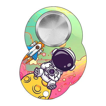 Original Puzzle Gyro Fidget Spinner Keychain for stress relief and focus improvement