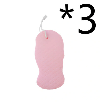 3D fish scale pattern bath sponge for gentle exfoliation and dead skin removal