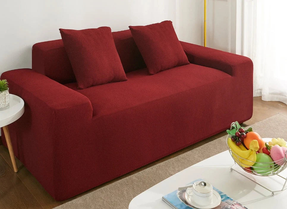 Waterproof polar fleece sofa slipcover in various colours and sizes