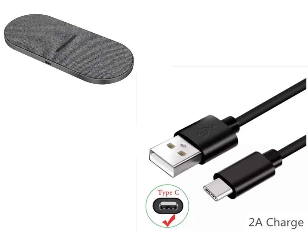 Black Android Type-C fast charging data cable with 1.5 metre length