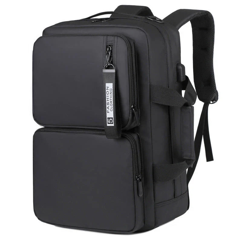 Premium multifunctional backpack with USB port and padded laptop compartment for business and travel