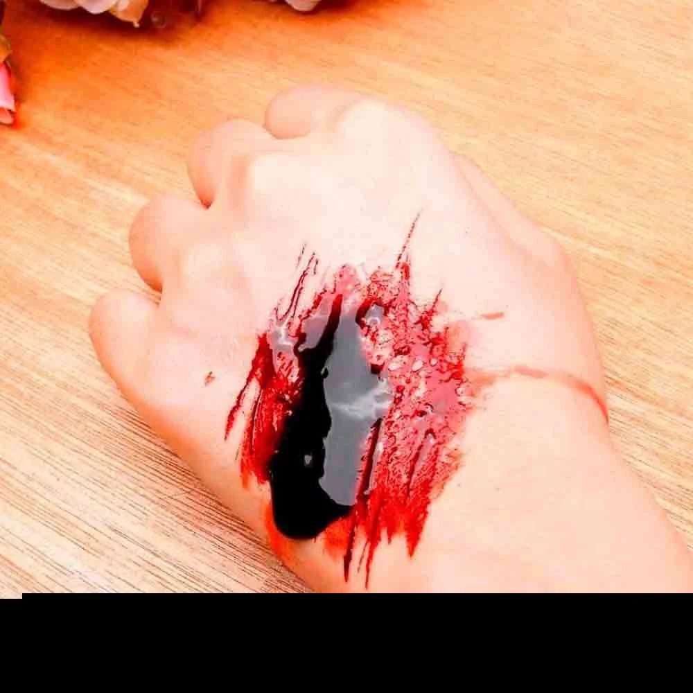 Fake blood pills for Halloween and theatre effects, safe and easy to use