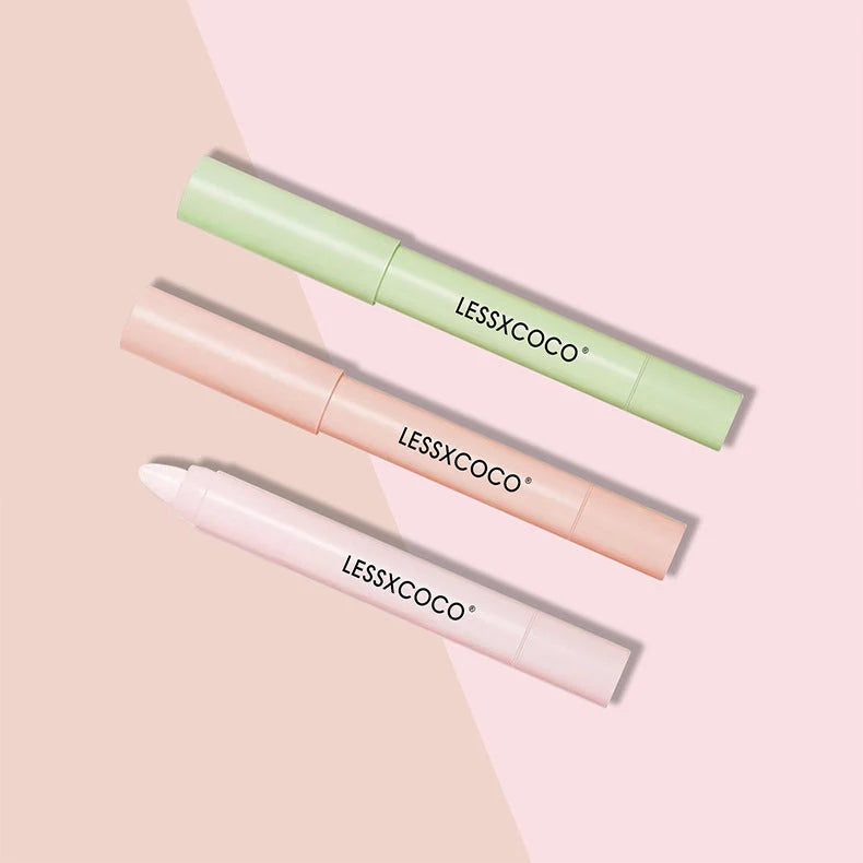 Romantic fragrance solid aromatherapy lip pencil set for ladies, available in orange, pink, green, and yellow