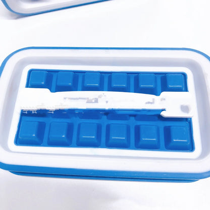 Customizable silicone ice cube tray with 36 individual slots for creating unique, slow-melting ice cubes to enhance cocktails, mocktails, and other beverages