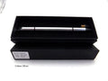 Inkless metal pen in silver, gold, rose gold, black, or blue with 0.5mm alloy tip, spare nib, and presentation box.