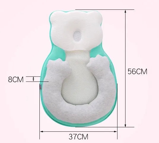 Portable folding baby travel crib with a soft cotton sleep cushion for newborns