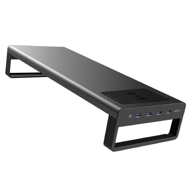 Kiwi-designed USB 3.0 Keyboard Charging Station with aluminium alloy construction, storage compartment, and multiple charging ports