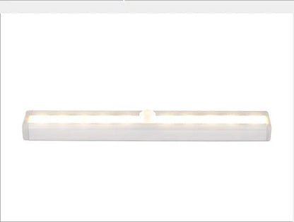 LED cabinet light with infrared sensor for automatic energy-saving illumination