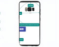 Customised Galaxy case for Samsung S7 edge with raised bumper edge and precise cutouts