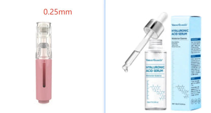 3-in-1 Lip and Beard Care Roller with microneedle technology for enhanced serum application