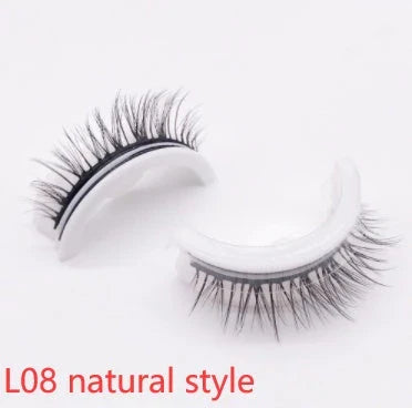 Captivating 3D layered mink-like false eyelashes for bold, voluminous eye makeup looks