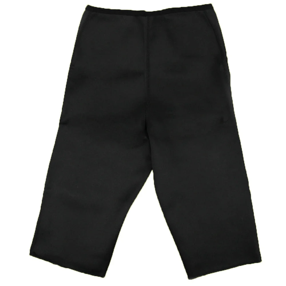 High Waist Thermal Slimming Pants in black, made from 100% polyester for workout and daily wear