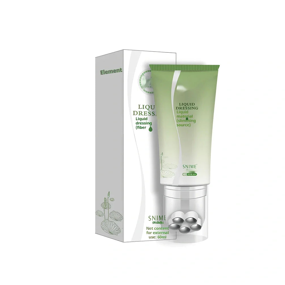 Green tinted Beauty Slimming Body Lotion tube, 200ml for firming and moisturising skin care