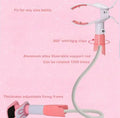 Extended 1.05 metre baby feeding bracket for breastfeeding and bottle feeding support in blue colour