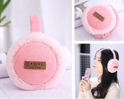 Bluetooth Earmuffs Headphones in various colours with plush lining for winter warmth