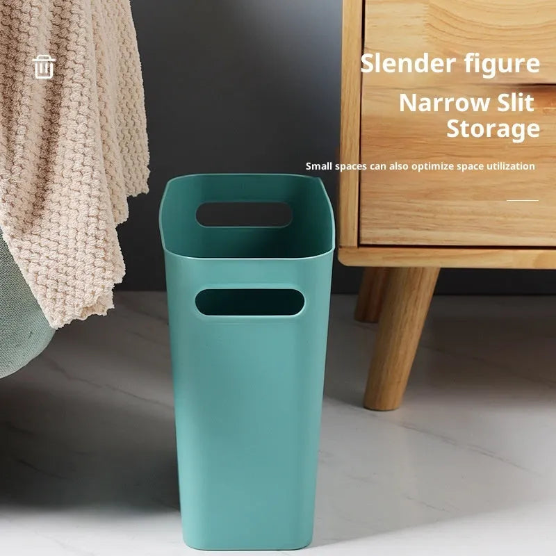 Extra thick PP toilet gap paper basket in six colours for home bathroom storage