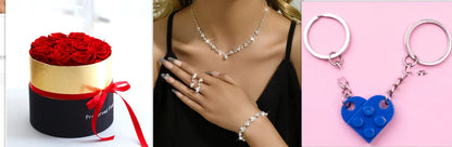 Luxurious box of preserved eternal roses, a perfect long-lasting gift for any occasion.