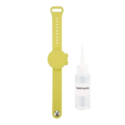 Outdoor silicone wristband hand sanitizer disinfectant bracelet in various colours