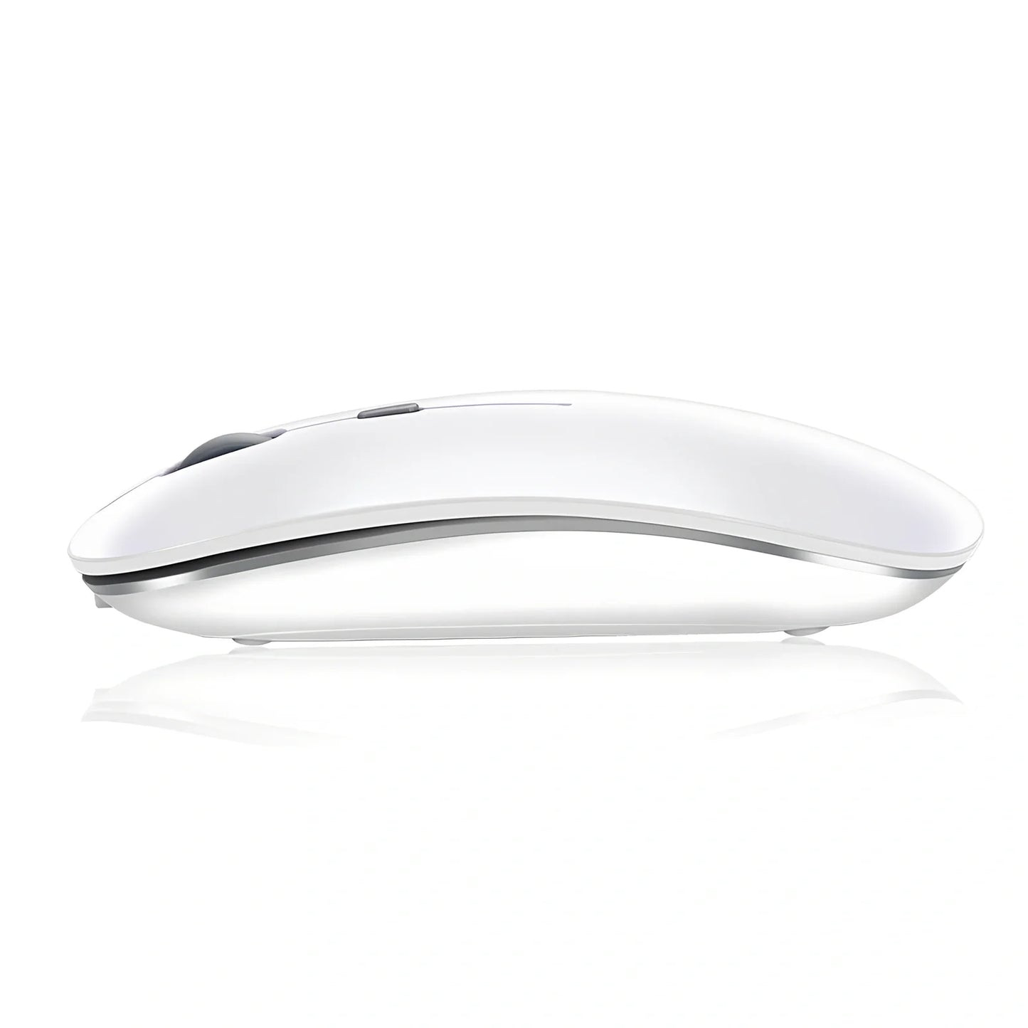 Wireless Bluetooth mouse for Apple devices with 1600 DPI resolution and rechargeable battery