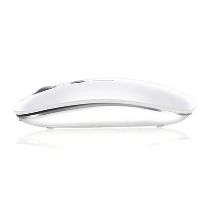 Wireless Bluetooth mouse for Apple devices with 1600 DPI resolution and rechargeable battery
