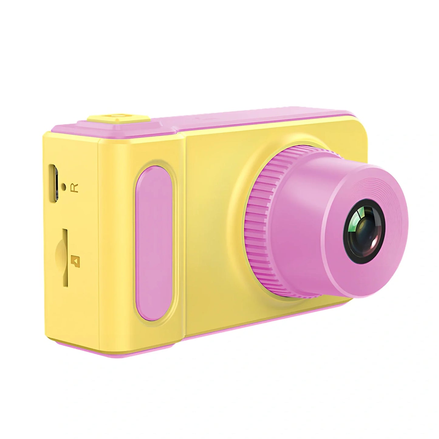 Blue children's digital camera with 2.0-inch display and 1080P resolution for kids' photography