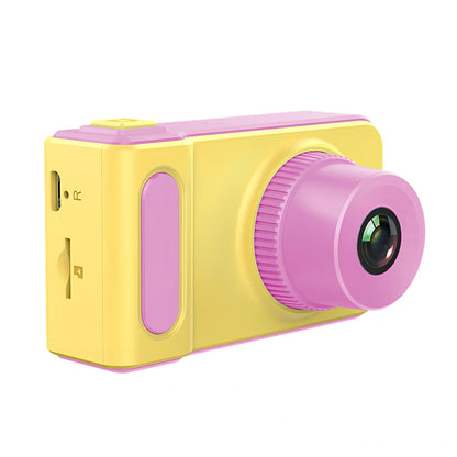 Blue children's digital camera with 2.0-inch display and 1080P resolution for kids' photography