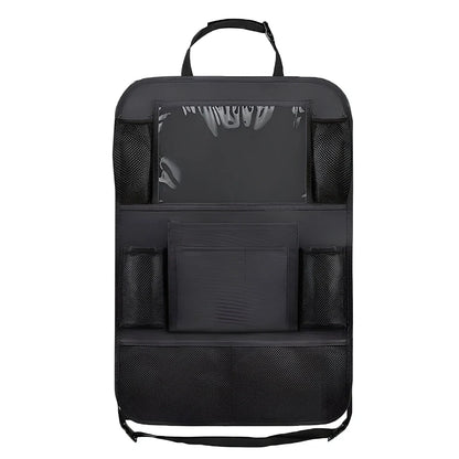 Black waterproof car storage bag measuring 61cm by 41cm with Oxford fabric construction