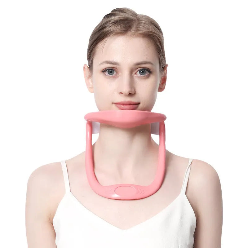 PP plastic neck brace posture corrector for cervical spine support, shown in a selection of colours.