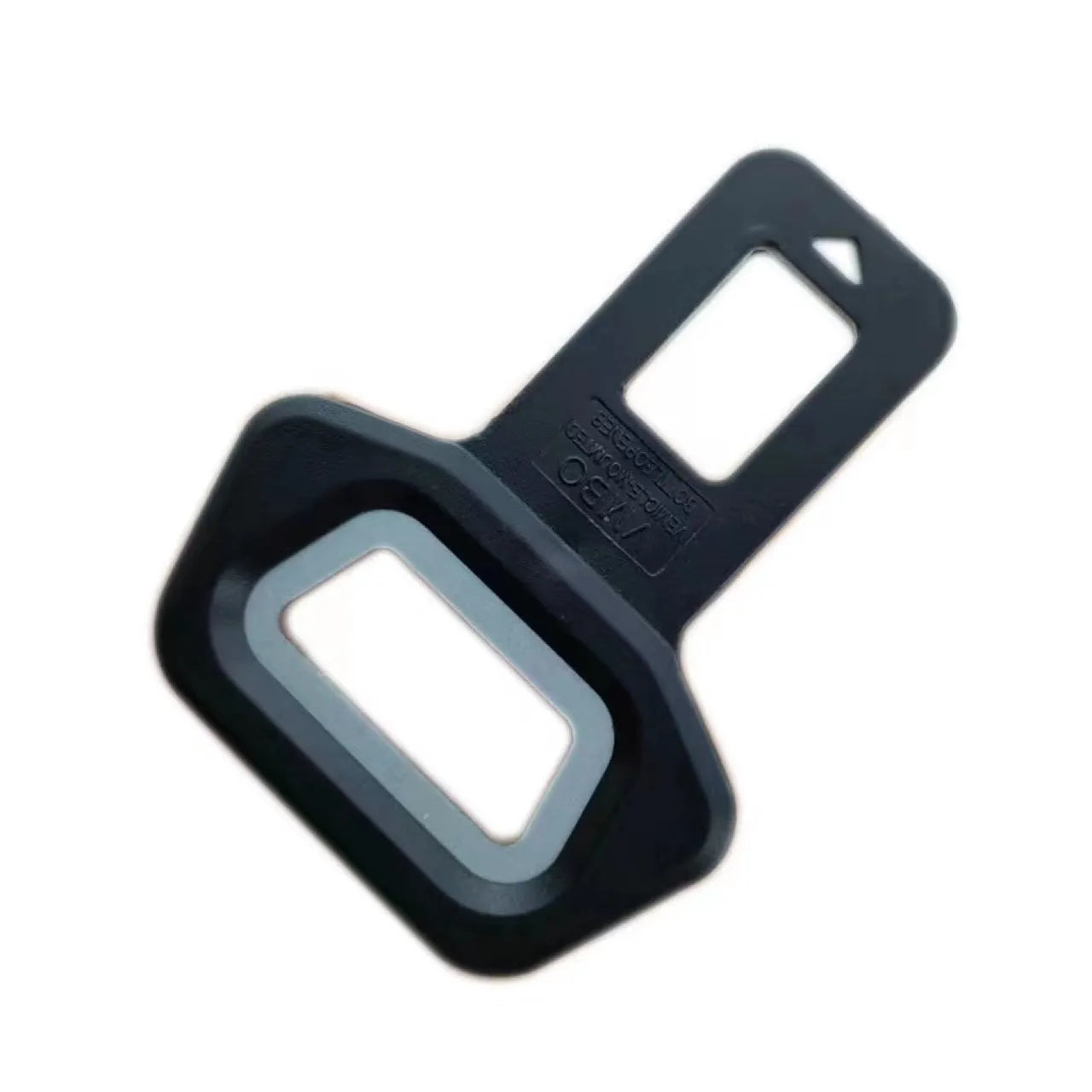 Aluminium key chain bottle opener with a lock tongue tool in frosted carbon fibre finish.