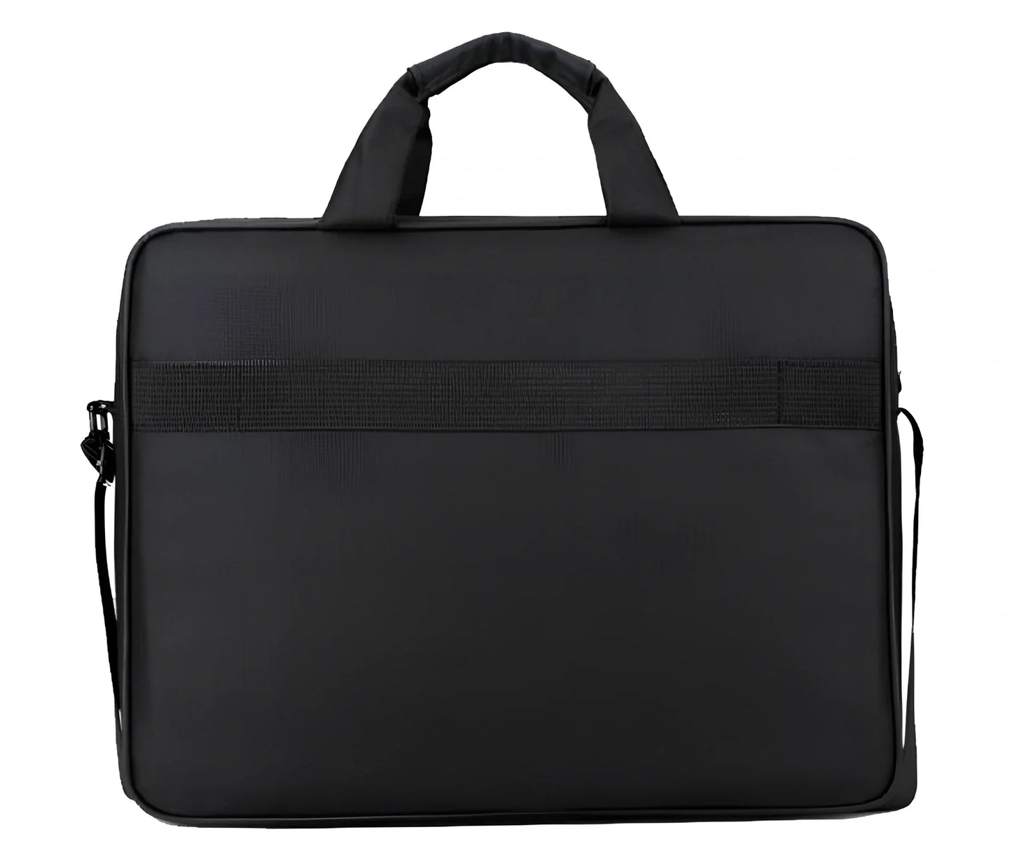 Black diagonal shoulder laptop bag with multiple compartments for 15.6-inch ASUS devices