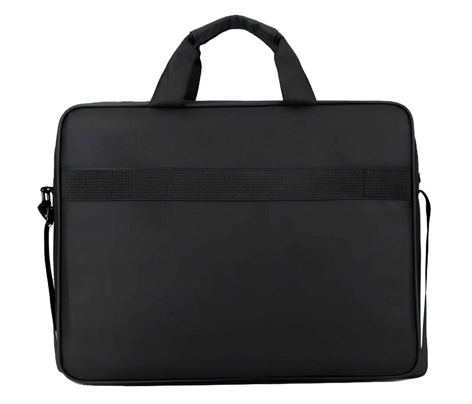 Black diagonal shoulder laptop bag with multiple compartments for 15.6-inch ASUS devices