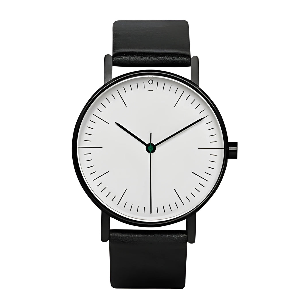 Quartz watch with 40mm dial, 20mm strap, and 9mm case in European American style