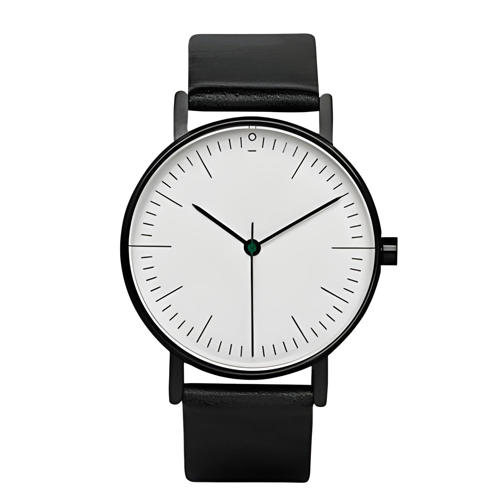 Quartz watch with 40mm dial, 20mm strap, and 9mm case in European American style